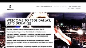 What Topshelfdrumlessons.com website looked like in 2020 (4 years ago)
