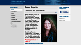 What Teenaangelia.com.au website looked like in 2020 (4 years ago)