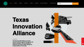 What Txinnovationalliance.org website looked like in 2020 (4 years ago)