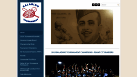 What Tonysaladinobaseballtournament.com website looked like in 2020 (4 years ago)