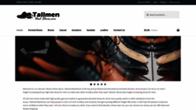 What Tallmenheelshoes.com website looked like in 2020 (4 years ago)
