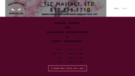 What Tlcmassage.biz website looked like in 2020 (4 years ago)