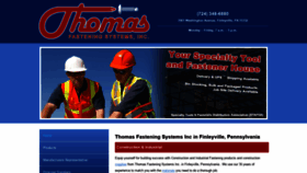 What Thomasfastening.com website looked like in 2020 (4 years ago)