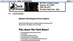 What Theclockhouse.us website looked like in 2020 (4 years ago)