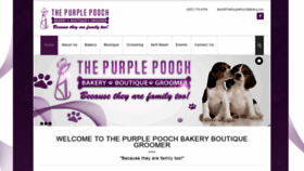 What Thepurplepoochbakery.com website looked like in 2020 (4 years ago)