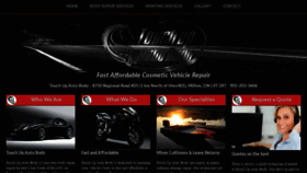 What Touchupautobody.com website looked like in 2020 (4 years ago)