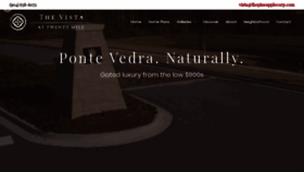 What Thevistapontevedra.com website looked like in 2020 (4 years ago)