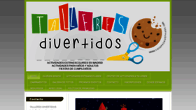 What Talleresdivertidos.com website looked like in 2020 (4 years ago)