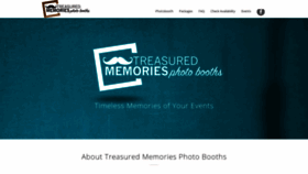 What Treasuredmemoriesphotobooths.com website looked like in 2020 (4 years ago)