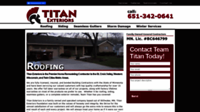 What Teamtitanexteriors.com website looked like in 2020 (4 years ago)