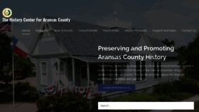 What Thehistorycenterforaransascounty.org website looked like in 2020 (4 years ago)