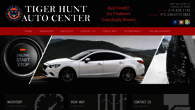 What Tigerhuntautos.com website looked like in 2020 (4 years ago)