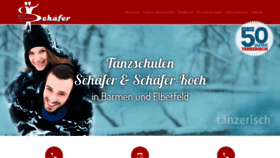 What Tanzschule-schaefer.de website looked like in 2020 (4 years ago)