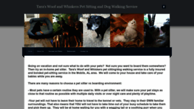 What Taraswandwpetsitting.com website looked like in 2020 (4 years ago)