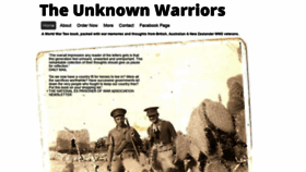 What Theunknownwarriors.co.uk website looked like in 2020 (4 years ago)