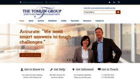 What Tomlingroupcpas.com website looked like in 2020 (4 years ago)