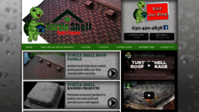 What Turtleshellroof.com website looked like in 2020 (4 years ago)