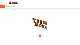 What Terranova.be website looked like in 2020 (4 years ago)