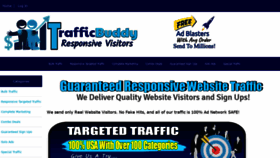 What Trafficbuddy.net website looked like in 2020 (4 years ago)