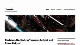 What Talradler.de website looked like in 2020 (4 years ago)