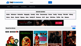 What Thefoumovies.com website looked like in 2020 (4 years ago)