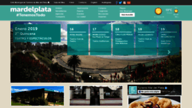 What Turismomardelplata.gob.ar website looked like in 2020 (4 years ago)