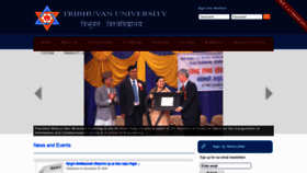 What Tribhuvan-university.edu.np website looked like in 2020 (4 years ago)