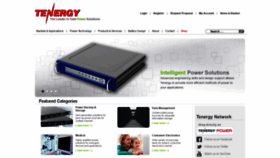 What Tenergy.com website looked like in 2020 (4 years ago)