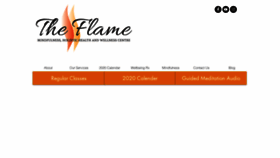 What The-flame.co.uk website looked like in 2020 (4 years ago)