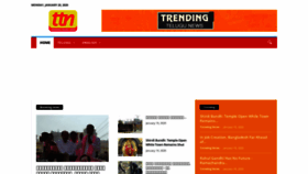 What Trendingtelugunews.com website looked like in 2020 (4 years ago)