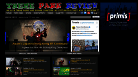 What Themeparkreview.com website looked like in 2020 (4 years ago)