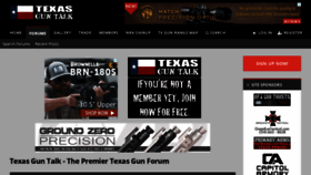 What Texasguntalk.com website looked like in 2020 (4 years ago)
