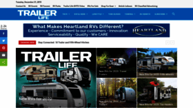 What Trailerlife.com website looked like in 2020 (4 years ago)