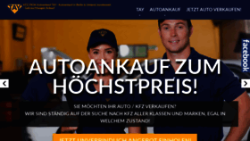 What Tay-autohandel.de website looked like in 2020 (4 years ago)