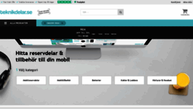 What Teknikdelar.se website looked like in 2020 (4 years ago)