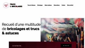 What Trucsetbricolages.com website looked like in 2020 (4 years ago)