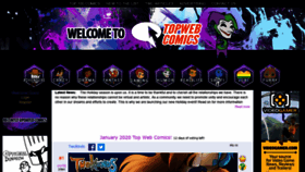 What Topwebcomics.com website looked like in 2020 (4 years ago)