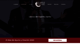 What Templocristiano.org website looked like in 2020 (4 years ago)