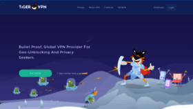 What Tigervpn.com website looked like in 2020 (4 years ago)