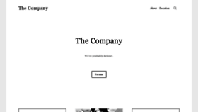 What Thcmpny.com website looked like in 2020 (4 years ago)