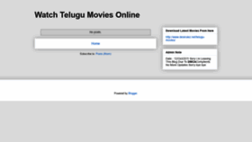 What Telugumovies2u.blogspot.com website looked like in 2020 (4 years ago)