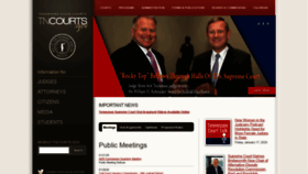 What Tncourts.gov website looked like in 2020 (4 years ago)