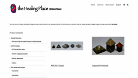 What The-healingplace.com website looked like in 2020 (4 years ago)