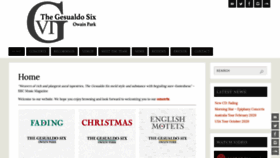 What Thegesualdosix.co.uk website looked like in 2020 (4 years ago)