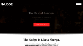 What Thenudge.com website looked like in 2020 (4 years ago)