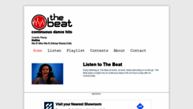 What Thebeat.us website looked like in 2020 (4 years ago)
