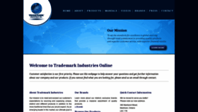 What Trademarkindustriesinc.com website looked like in 2020 (4 years ago)