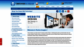 What Technoimagine.in website looked like in 2020 (4 years ago)