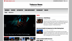 What Tobacco-news.net website looked like in 2020 (4 years ago)