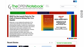 What Theopennotebook.com website looked like in 2020 (4 years ago)